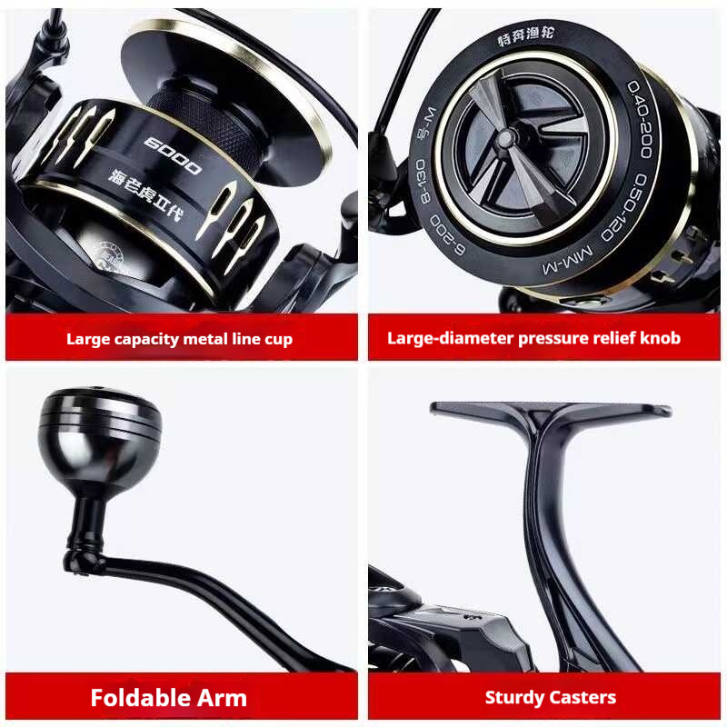 Moulinet spinning TEBEN Sea Ti - Surf Reel avis et prix