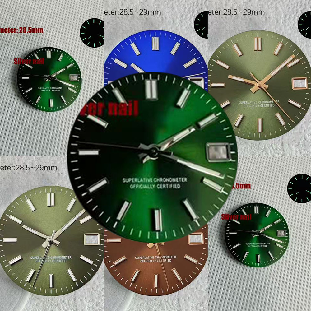 Cadran NH35 S Logo Date Vert 2 - Reel Case avis et prix