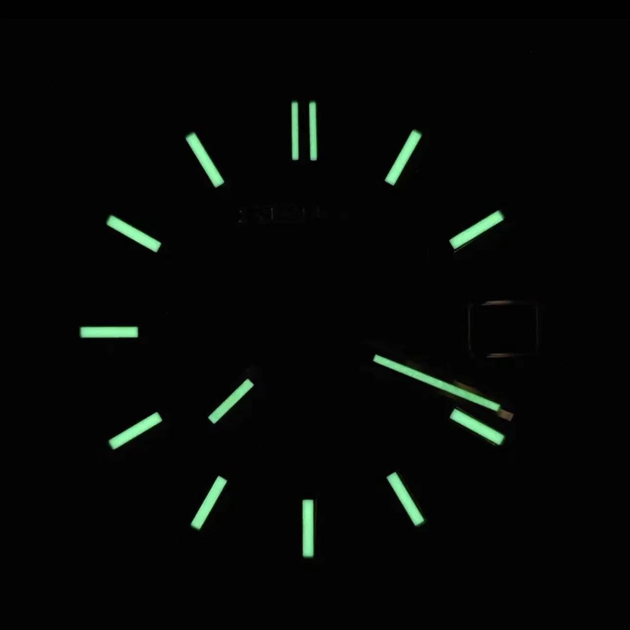 Cadran NH35 S Logo Date Vert 2 - Reel Case avis et prix